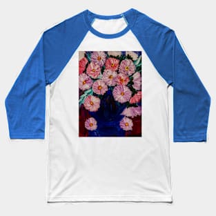 Pink flowers in a vase Baseball T-Shirt